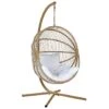 Beliani Hangstoel ACRI - Beige Pe Rotan -Tuinwinkel 1000082570