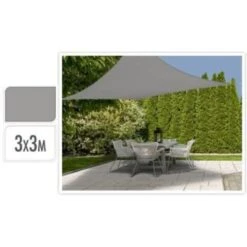 KOOPMAN Schaduwdoek Vierkant 300X300CM -Tuinwinkel 1000086101 0102