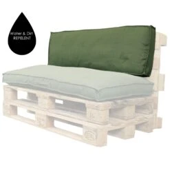 Unique Living Unique Zitkussen Luanda Pesto Groen - 120 X 80 Cm -Tuinwinkel 1000087193 0102