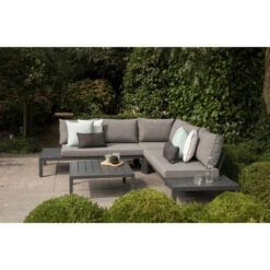 Exotan Loungeset Incl. Kussens - Aluminium - Grijs - 63x245x245 7 Exotan Loungeset Incl. Kussens - Aluminium - Grijs - 63x245x245 -Tuinwinkel 1000088225 0102