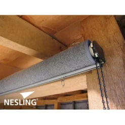 Nesling Rolgordijn Breed 2.48 X 2.4m - Zwart -Tuinwinkel 1000088260 0104