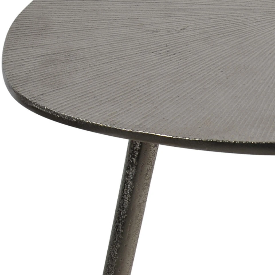 Shine Bijzettafel Brush - Aluminium - Grijs 5 Shine Bijzettafel Brush - Aluminium - Grijs - Afbeelding 3