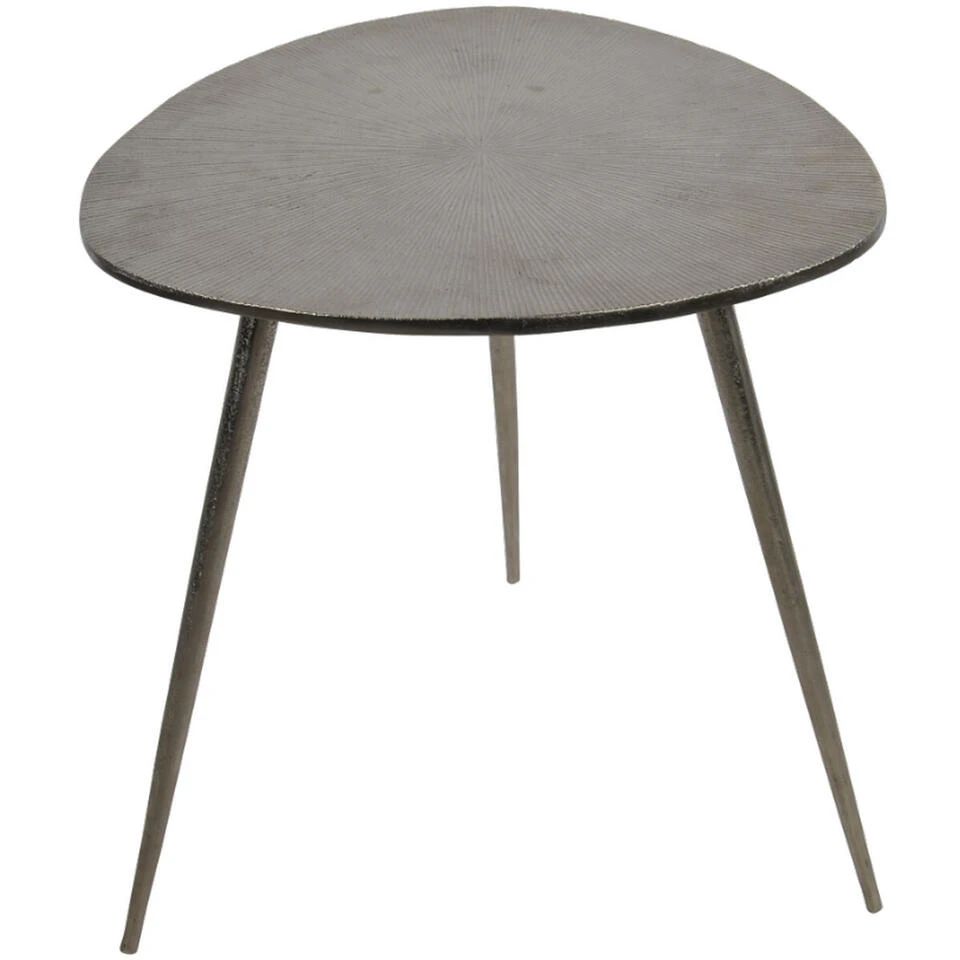 Shine Bijzettafel Brush - Aluminium - Grijs 3 Shine Bijzettafel Brush - Aluminium - Grijs