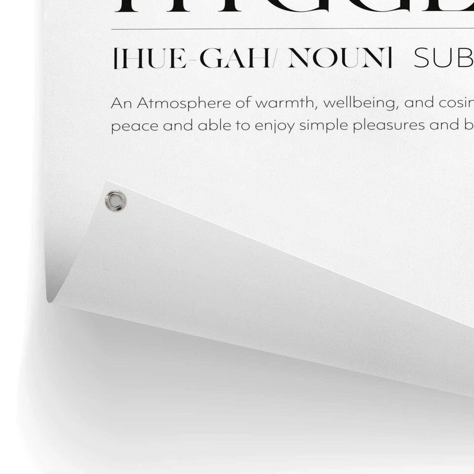 Tuinposter Hygge 80x60 Cm Zwart-Wit 5 Tuinposter Hygge 80x60 Cm Zwart-Wit - Afbeelding 3