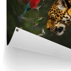 Tuinposter Jungledieren 80x60 Cm Bont -Tuinwinkel 1000088375 0102