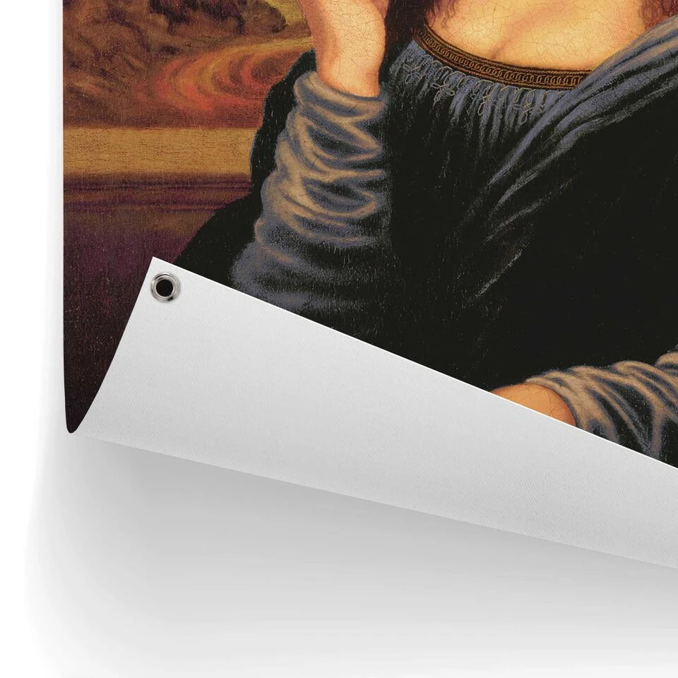 Tuinposter Mona Lisa - Joint 80x60 Cm Bruin 5 Tuinposter Mona Lisa - Joint 80x60 Cm Bruin - Afbeelding 3