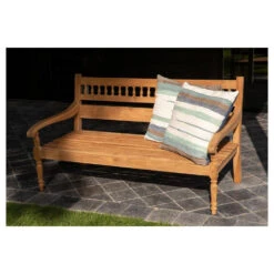 Exotan 2-Zits Tuinbankje Java - Teak - Naturel - 85x150x79 -Tuinwinkel 1000089025 0102