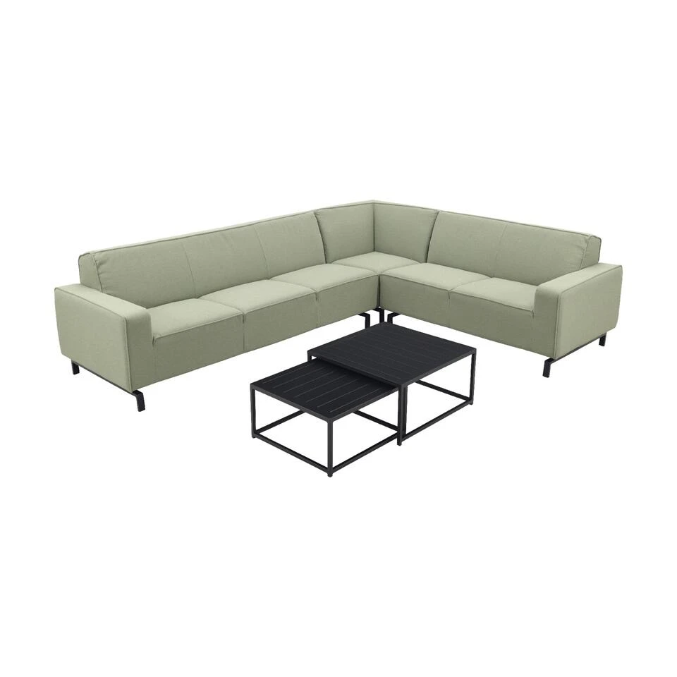 VDG Boavista/Royalty Loungeset - Hoekbank Rechts - Heritage Leaf - 5-delig 3 VDG Boavista/Royalty Loungeset - Hoekbank Rechts - Heritage Leaf - 5-delig