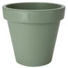 Pro Garden Plantenpot/bloempot - Tuin - Kunststof - Groen - D25 Cm -Tuinwinkel 1000091159