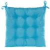 Anna's Collection Stoelkussen Gewatteerd - Licht Blauw - 38 X 38 Cm -Tuinwinkel 1000091180