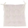 Anna's Collection Stoelkussen Gewatteerd - Ivoor - 38 X 38 Cm