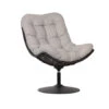 Woood Swivel Loungestoel Zwart -Tuinwinkel 1000091741