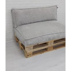 2L Home & Garden Rugkussen Ribcord Deluxe Zandkleurig - 120x40cm -Tuinwinkel 1000092270 0102