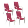 Happy Garden Buitenstoelen MARBELLA - Roze - Aluminium -Tuinwinkel 1000092284