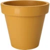 Pro Garden Plantenpot/bloempot - Tuin - Kunststof - Okergeel - D35 Cm