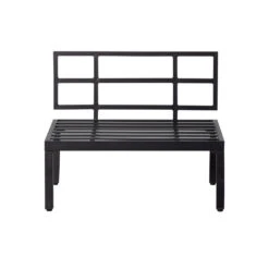 WOOOD Loungebankje Buiten George - Aluminium - Zwart - 73x90x83 8 WOOOD Loungebankje Buiten George - Aluminium - Zwart - 73x90x83 -Tuinwinkel 1000093832 0102