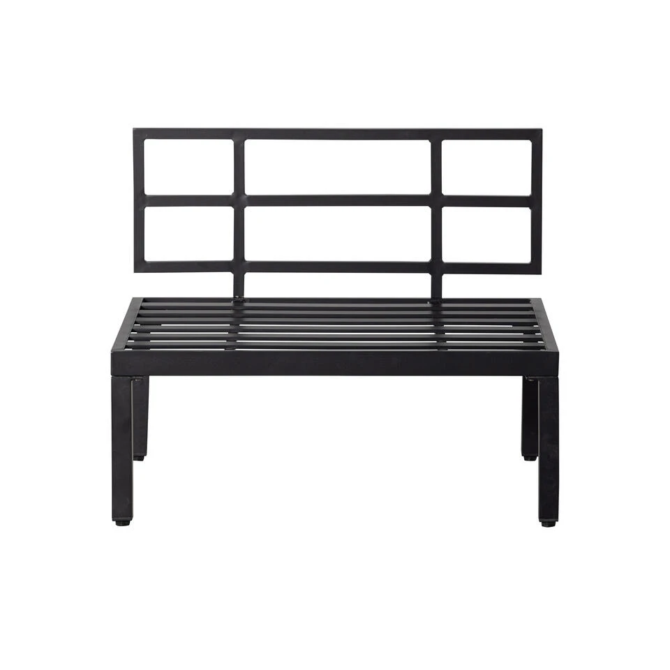 WOOOD Loungebankje Buiten George - Aluminium - Zwart - 73x90x83 5 WOOOD Loungebankje Buiten George - Aluminium - Zwart - 73x90x83 - Afbeelding 3