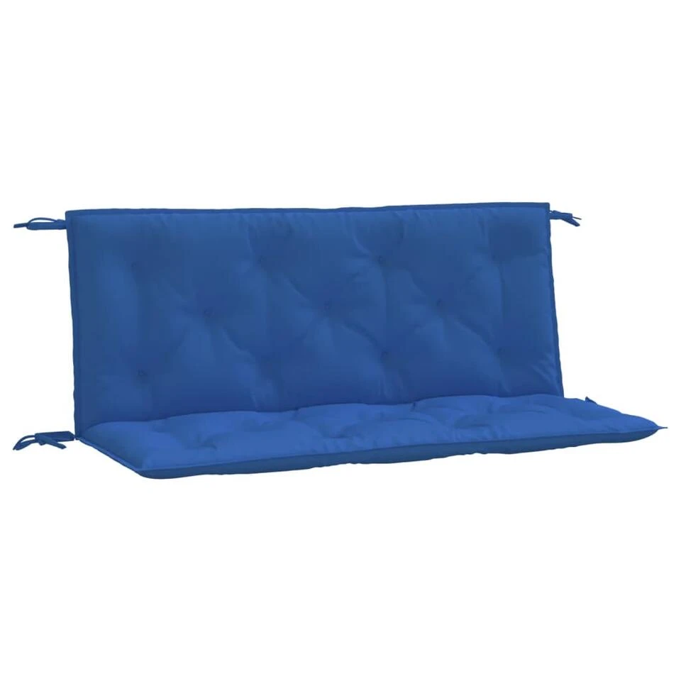 VidaXL Tuinbankkussen 120 Cm Oxford Stof Blauw 3 VidaXL Tuinbankkussen 120 Cm Oxford Stof Blauw