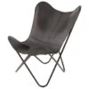 Buffalo Vlinderstoel - Leder - Zwart 1 Buffalo Vlinderstoel - Leder - Zwart -Tuinwinkel 1000094337