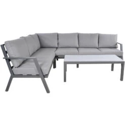 Loungehoekset Marah - Stof - Grijs 8 Loungehoekset Marah - Stof - Grijs -Tuinwinkel 1000094350 0103