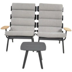 Duoset Ventus Donkergrijs - Stof - Grijs 9 Duoset Ventus Donkergrijs - Stof - Grijs -Tuinwinkel 1000094351 0104