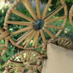 Flower Hangstoel Naturel - Wicker - Bruin 9 Flower Hangstoel Naturel - Wicker - Bruin -Tuinwinkel 1000094365 0104