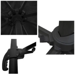 Happy Garden Schaduwzeilen MOLOKAI - Zwart - Aluminium -Tuinwinkel 1000094909 0103