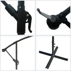 Happy Garden Schaduwzeilen OAHU - Red - Staal -Tuinwinkel 1000094916 0103