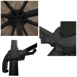 Happy Garden Schaduwzeilen MOLOKAI - Bruin - Aluminium -Tuinwinkel 1000094918 0103