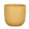 Mica Decorations Plantenpot - Okergeel - Keramiek - D14xH13 Cm -Tuinwinkel 1000095156