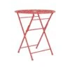 Beliani Tuintafel SCARIO - Rood Ijzer 1 Beliani Tuintafel SCARIO - Rood Ijzer -Tuinwinkel 1000095467