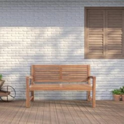 CLP Teakbank Halden 150 Cm 8 CLP Teakbank Halden 150 Cm -Tuinwinkel 1000095886 0102