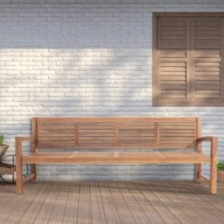 CLP Teakbank Halden 240 Cm -Tuinwinkel 1000095887 0102