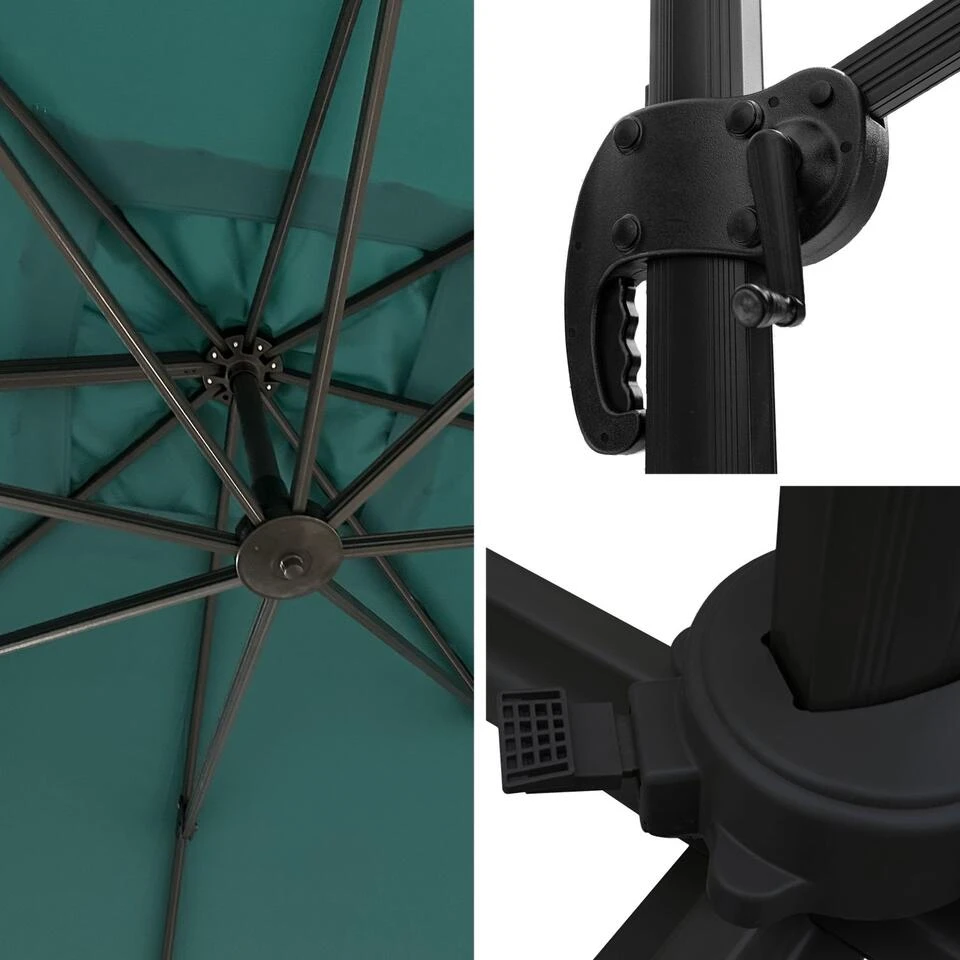 Happy Garden Schaduwzeilen MOLOKAI - Blauw - Aluminium 5 Happy Garden Schaduwzeilen MOLOKAI - Blauw - Aluminium - Afbeelding 3