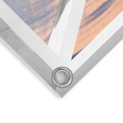 Tuinposter Zonsondergang Door Het Raam 80x60 Cm Beige -Tuinwinkel 1000096666 0103