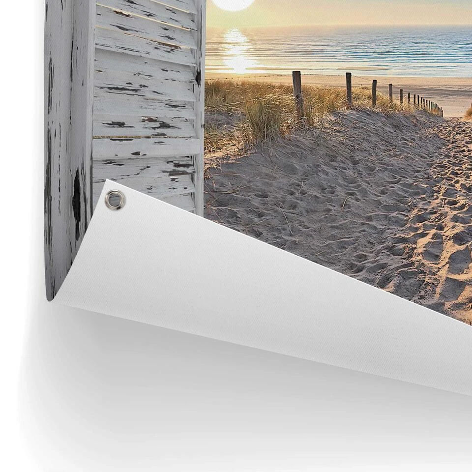 Tuinposter Duinpad Door Het Raam 60x80 Cm Beige 5 Tuinposter Duinpad Door Het Raam 60x80 Cm Beige - Afbeelding 3