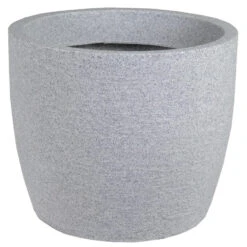 Mega Collections Plantenpot - Kunststof - Grijs - D42 X H33 Cm