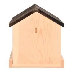 Merkloos Vogelvoederplek - Hout - 23 Cm - Voederhuisje -Tuinwinkel 1000099438 0102