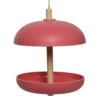 Decoris Vogelvoederplek - Silo - Hangend - Bamboe - Roze - 25 Cm