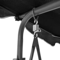 VidaXL Schommelbank Met Luifel Zwart -Tuinwinkel 1062840b74434efba0a7248843007dd3