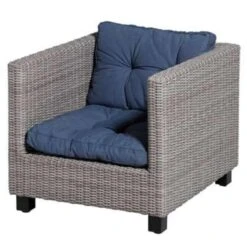 Madison Loungeset Kussen Florance Panama Blauw - 60 X 60cm -Tuinwinkel 1147277661 0102