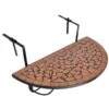VidaXL Balkontafel Hangend Mozaïek Terracottakleurig -Tuinwinkel 1193045235