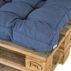 Madison Rugkussen Florance Safier Blauw - 60 X 43cm -Tuinwinkel 1250299887 0103