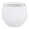 Mica Decorations Bloempot Boule - Mat Wit - Keramiek - 18 X 15 Cm -Tuinwinkel 1256330948