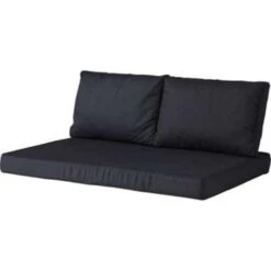 Madison Rugkussen Basic Zwart - 60 X 43cm -Tuinwinkel 1305954586 0103