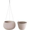Prosperplast Prosperplats Bloempot Splofy Hangend - Taupe - Kunststof - 24 Cm -Tuinwinkel 1362108794
