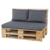 Madison Palletkussen Lounge Panama Grijs - 120 X 80cm 2 Madison Palletkussen Lounge Panama Grijs - 120 X 80cm -Tuinwinkel 1362638984