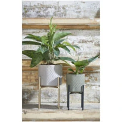 Mica Decorations Plantenstandaard - Verhoger - Zwart - H10 X B8 Cm -Tuinwinkel 139530d88e864b99aa6a417d27eddf08