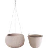 Prosperplast Bloempot Splofy - Taupe - Ophangbaar - Kunststof - 29 Cm -Tuinwinkel 1436379117