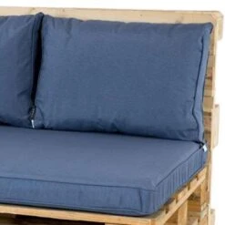 Madison Rugkussen Lounge Panama Safier Blue - 60 X 40cm -Tuinwinkel 1454536203 0102